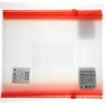 Бюрократ BPM5ARED (A5, полипропилен, толщина пластика 0,15мм, молния красный)