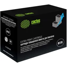 Тонер-картридж Cactus CS-CF281X-MPS (черный; 30000стр; LJ Ent M630, M605dn, M606dn, M605x) [CS-CF281X-MPS]
