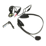 Гарнитура A4Tech HS-6 (оголовье, с проводом, 2м, накладные, 2 x mini jack 3.5 mm)