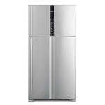 Холодильник Hitachi R-V910PUC1 BSL (No Frost, A++, 2-камерный, объем 700:186л, инверторный компрессор, 91x183.5x85.1см, серебристый бриллиант)