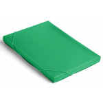 Папка-короб Бюрократ BA25/05grn (A4, пластик, толщина пластика 0,5мм, на резинке, ширина корешка 25мм, зеленый)