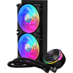 Кулер Cooler Master MasterLiquid PL240 Flux (Socket: 1150, 1151, 1155, 1156, 1200, 2011, 2011-3, AM3, AM3+, AM4, FM1, FM2, FM2+, алюминий)