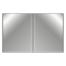 Папка Бюрократ -BPV40GREY (A4, пластик, толщина пластика 0,65мм, карман торцевой с бумажной вставкой, серый) [BPV40GREY]