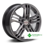КиК Trinity- Оригинал R15/6J PCD 5x114,3 ET 44 ЦО 67,1 антрацитовый