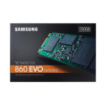 Жесткий диск SSD 250Гб Samsung 860 EVO (M.2, 550/520 Мб/с, 88000 IOPS, SATA 3Гбит/с, 512Мб, для ноутбука и настольного компьютера)