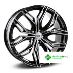 Tech Line 205 R20/8.5J PCD 5x114,3 ET 42 ЦО 67,1 черный с полированной лицевой поверхностью