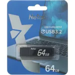 Накопитель USB Netac NT03U351N-064G-30BK