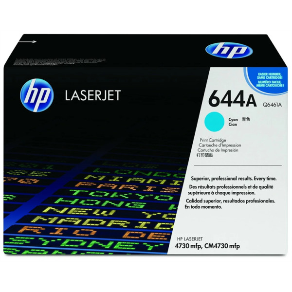 HP 644A (голубой; 12000стр; HP LaserJet 4730)