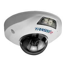 Камера видеонаблюдения Trassir TR-D4151IR1 (IP, антивандальная, купольная, уличная, 5Мп, 2.8-2.8мм, 2592x1944, 102°)