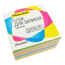 Блок для записей Silwerhof 701029 (ассорти, 90х90х45)