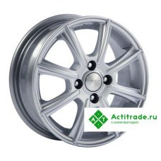 Скад Монако R14/5.5J PCD 4x98 ET 38 ЦО 58,6 насыщенный серебристый [1670008]