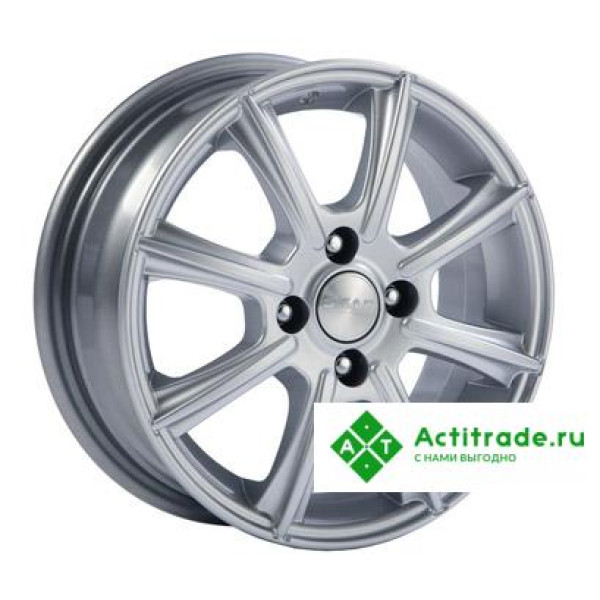 Скад Монако R14/5.5J PCD 4x98 ET 38 ЦО 58,6 насыщенный серебристый