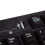 Клавиатура Sven Standard 304 USB+HUB Black USB (классическая, цифровая панель мембранные, 104кл)