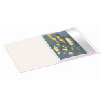 Папка Бюрократ Double Neon DNE07V10PINK (A4, пластик, толщина пластика 0,7мм, розовый)