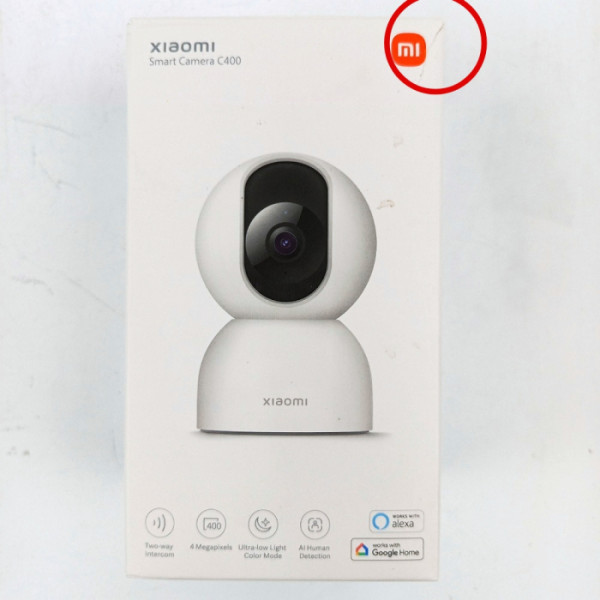 Камера видеонаблюдения Xiaomi C400 (IP, поворотная, 4Мп, 2.5-4мм, 2560x1440)