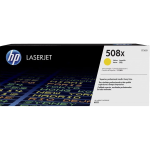 Тонер-картридж HP 508X (желтый; 9500стр; CLJ M552, M553)
