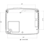 Проектор Cactus Bright CS-S4 (1920x1200, 94400лм, HDMI x2, S-Video, VGA x2, аудио mini jack)