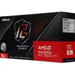 Видеокарта Radeon RX 7800XT 2254МГц 16Гб ASRock (GDDR6, 256бит, 1xHDMI, 3xDP)