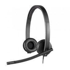 Гарнитура Logitech USB Headset Stereo H570e (оголовье, с проводом, накладные, USB Type-A, 111г) [981-000575]