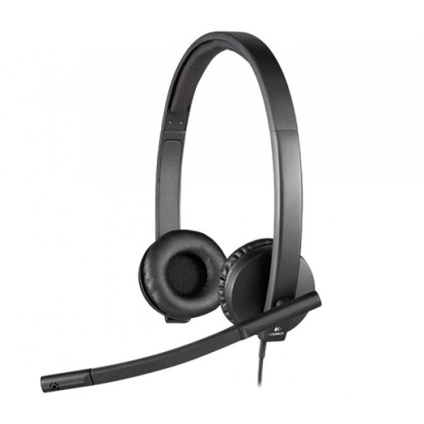 Гарнитура Logitech USB Headset Stereo H570e (оголовье, с проводом, накладные, USB Type-A, 111г)