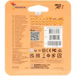 Карта памяти microSDXC 64Гб ADATA (Class 10, 100Мб/с, UHS-I U3, адаптер на SD)