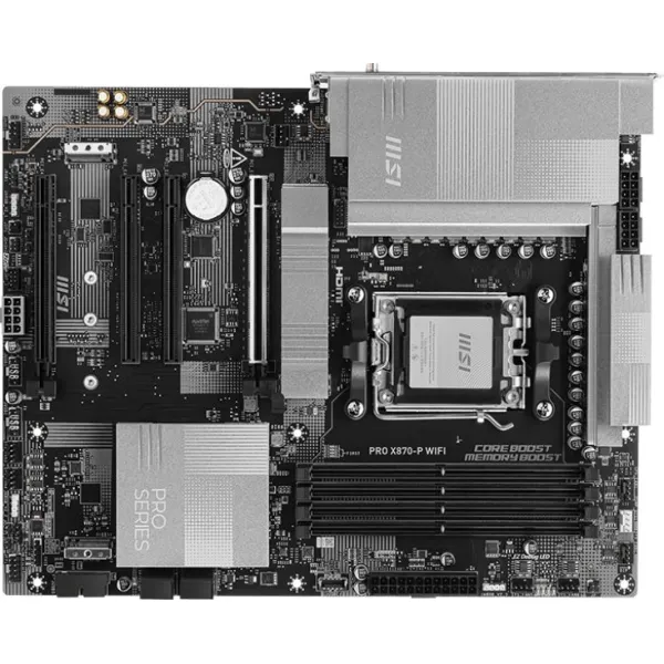 Материнская плата MSI PRO X870-P WIFI (AM5, AMD X870, xDDR5 DIMM, ATX, RAID SATA: 0,1)