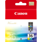 Картридж Canon CLI-36 (многоцветный; 250стр; 12мл; Pixma 260mini)