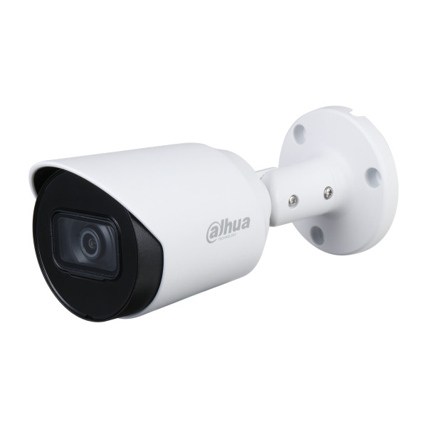 Камера видеонаблюдения Dahua DH-HAC-HFW1200TP-0280B (аналоговая, уличная, цилиндрическая, 2Мп, 2.8-2.8мм, 1920x1080, 25кадр/с)