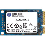 Жесткий диск SSD 1Тб Kingston KC600 (mSATA, 550/520 Мб/с, 80000 IOPS, SATA 3Гбит/с, для ноутбука и настольного компьютера)