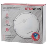 Робот-пылесос Starwind SRV4575 (влажная, сухая, контейнер, пылесборник: 0.3л, потребляемая мощность: 15Вт)