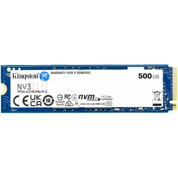 Жесткий диск SSD 500Гб Kingston (2280, 5000/3000 Мб/с)