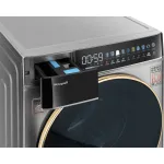 Стиральная машина Weissgauff WMD 58411 Direct Drive Inverter Premium Steam Stee(60x84.7x51см, фронтальная, макс:11кг, с сушкой, 1400об/мин, защита от протечек, нержавеющая сталь)
