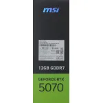 Видеокарта GeForce RTX 5070 2610МГц 12Мб MSI (GDDR7, 192бит, 1xHDMI, 3xDP)