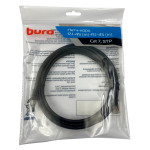 Патч-корд Buro BU-7-3M (RJ-45 (m), RJ-45 (m), алюминий омедненный, 3м, 7, 4пары, STP)