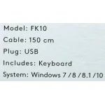 A4Tech Fstyler FK10 (104кл)