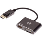 Кабель-переходник VCOM (DisplayPort (m), HDMI (f); VGA (f))