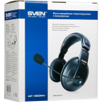 Гарнитура Sven AP-860 (оголовье, с проводом, 1.8м, полноразмерные, 2 x mini jack 3.5 mm, 260г)