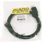 Кабель аудио-видео LAZSO (прямой HDMI (m), прямой HDMI (m), HDM: ver 2.0, 1м)