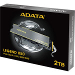 Жесткий диск SSD 2Тб ADATA Legend 850 (M.2, 5000/4500 Мб/с, 550000 IOPS, PCIE 4.0 X4)