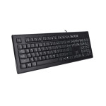 Клавиатура A4Tech KR-85 Black PS/2 (классическая мембранная, 104кл)