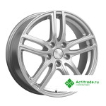 Скад Брайтон R17/7J PCD 5x114,3 ET 51 ЦО 67,1 насыщенный серебристый