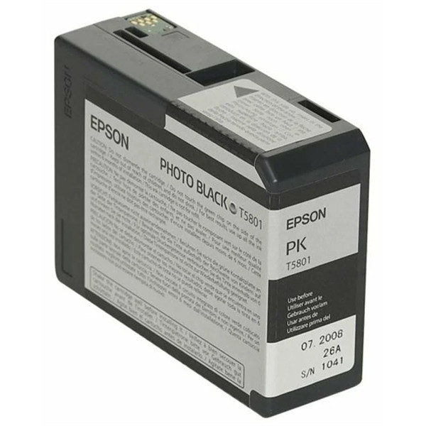 Картридж Epson T580100 (фото черный; 80мл; Epson Stylus Pro 3800, Epson Stylus Pro 3880 Designer Edition, Epson Stylus Pro 3880)