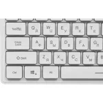 Клавиатура Oklick 550ML White USB (классическая мембранная, 104кл)