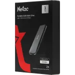 Внешний жесткий диск SSD 1Тб Netac ZX (1.8