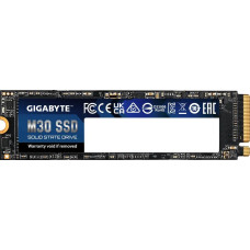 Жесткий диск SSD 512Гб Gigabyte M30 (2280, 3500/2600 Мб/с, 302000 IOPS, PCI Express, 2048Мб) [GP-GM30512G-G]
