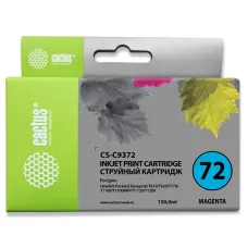 Чернильный картридж Cactus HP 72 CS-C9372 (фото пурпурный; 130стр; 130мл; DJ T610, T620, T770, T1100, T1120, T1200)