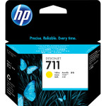 Чернильный картридж HP 711 (желтый; 29стр; 29мл; DJ T120, T125, T130, T520, T525, T530)