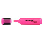 Текстовыделитель Silwerhof 108036-08 (скошенный пишущий наконечник, толщина линии 1-5мм, розовый)