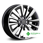 КиК Эрман R16/6.5J PCD 4x100 ET 45 ЦО 67,1 черный с полированной лицевой поверхностью