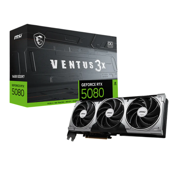 Видеокарта GeForce RTX 5080 2655МГц 16Гб MSI (GDDR7, 256бит)